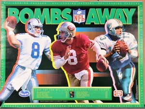 VTG NFL Player 1992 Frito Lay/Ocean Spray Posters (Full Set of 5) 16.5 x 22 inch - Picture 1 of 5