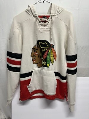 Sudadera con Capucha Chicago Blackhawks Para Hombre Manga Larga S CCU Atletismo De Colección Foto 1 de 4