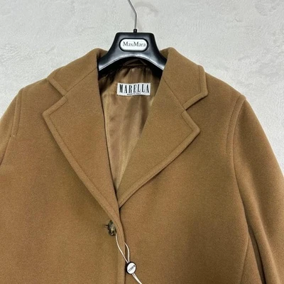 Max Mara Marella Angora Wool Long Coat 42, Long Length, Used - Image 1 of 4