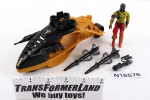Evader with Darklon Vehicle v1 1989 100% Complete GI Joe ARAH - Picture 1 of 3