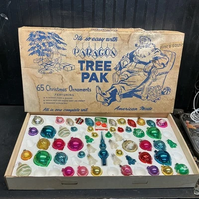 Juego de adornos de árbol de Navidad Paragon Tree Pak de colección caja original casi completo Foto 1 de 4