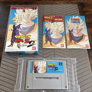 Super Famicom Dragon Ball Z Super Butouden 2 Retro Video Game Complete - Picture 1 of 9
