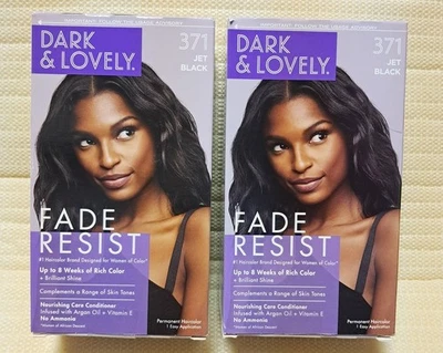 Dark & Lovely Fade Resist Hair Color Jet Black - 2 pack - Image 1 of 2