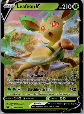 Leafeon V Promo SWSH: Sword & Shield Promo Cards SWSH194 LP-NM - Image 1 of 2