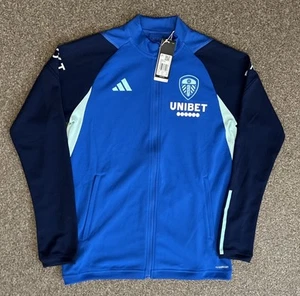 Chaqueta de Entrenamiento Adidas Leeds United Player Issue Cremallera Completa, Mediana, Nueva con Etiquetas - Imagen 1 de 7