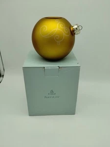 Party Lite Natale Lampadina Oro Ornamento Tea Light Portacandele - Foto 1 di 12