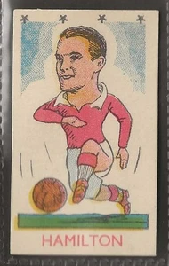 KIDDYS FAVOURITES-FOOTBALL STARS 1950 (BLACK STARS)-#099- HEARTS - HAMILTON  - Picture 1 of 2