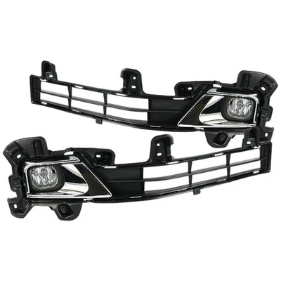 Fits 2016-2018 Toyota Land Cruiser Fog Lights Bumper Driving Lamps+Switch+Wiring - Imagem 1 de 4