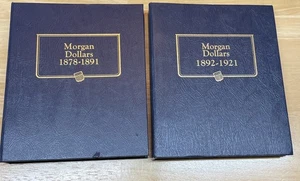 Album Whitman Classic Morgan Dollar: 1878-1891 e 1892-1921 #'s 9128, 9129 - Foto 1 di 24