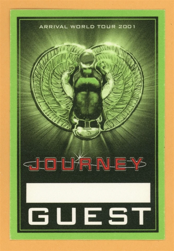 Viaje 2001 Arrival Concert Tour Invitado Backstage Pass Foto 1 de 1