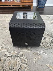 Thermaltake Core V1 SPCC Mini ITX Black Cube Computer Chassis + 450w EVGA PSU - Afbeelding 1 van 7