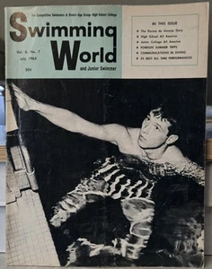 Swimming World & Junior Swimmer Magazine Vol 6, #7 July, 1965 - Picture 1 of 1