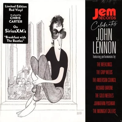 JEM Records Celebrates John Lennon - Various Artists - Red Vinyl LP - NEW/SEALED - Image 1 of 4