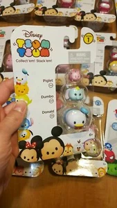 Disney Tsum Tsum Collect Stack 'Em Series 1 Donald 115 Dumbo 153 Piglet 152 - Picture 1 of 1