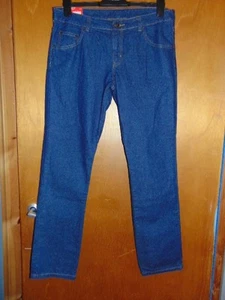 F+F Jeans 100%Cotton Straight Leg 12 W 27" L 32" Blue BNWT - Picture 1 of 2