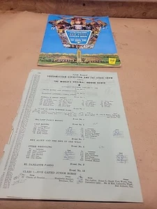 vintage 1968 rodeo souvenir annual southwestern expostion fat stock show booklet - Picture 1 of 17