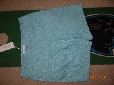 女士 Lady Hagen MSRP 55 美元高尔夫短裤尺寸 4 蓝色珐琅必备印花 10 — 第 1/4 张图片