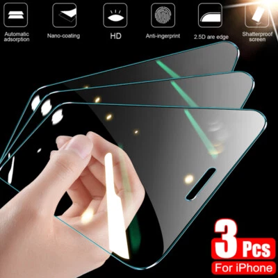 For Samsung Galaxy S24 S23 S22 S21 A15 A34 Film Tempered Glass Screen Protect - Image 1 of 4