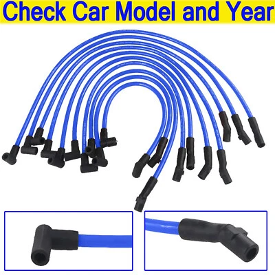 Cables de bujía Racing 10,5 mm encendido para Ford F150 5,0 L 5,8 L 1979-1995 SBF  Foto 1 de 4