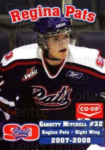 2007-08 Regina Pats #19 Garrett Mitchell