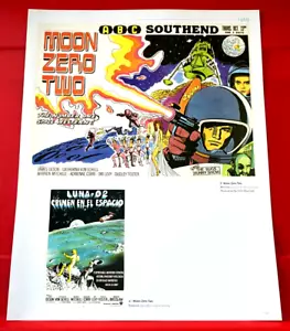 Moon Zero Two James Olson Hammer Movie/Film Poster Art PICTURE / PRINT 13"x 10" - Imagen 1 de 3