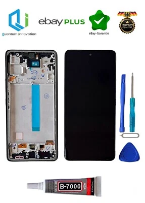 QUANTUM INNOVATION GMBH Display per Samsung A53 5G A536B 2022 HD LCD Schermo Touch Screen + Frame