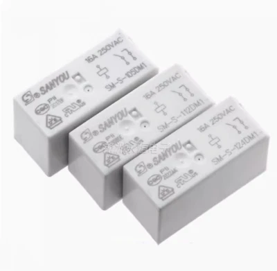 10pcs SM-S-112/105/124DM1 SM-S-112DM1 6pins 16A250VAC Relay - Image 1 of 2