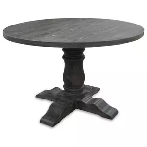 Best Master Furniture Selena Solid Wood Dining Table in Weathered Gray - Picture 1 of 3