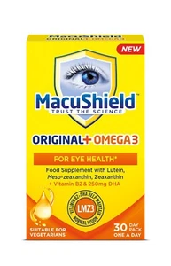 Macushield + Omega 3 LMZ3 Suplementos Paquetes de 30 Días NUEVO MacuHealth - Imagen 1 de 14