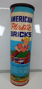 SET MATTONCINI PLASTICA COSTRUTTORE AMERICANO ANNI 50 #735 ELGO - Foto 1 di 19