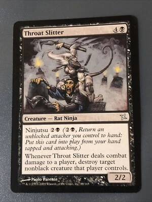 Throat Slitter X1 Betrayers Of Kamigawa NM Condition See Pics Front/back - Image 1 of 2
