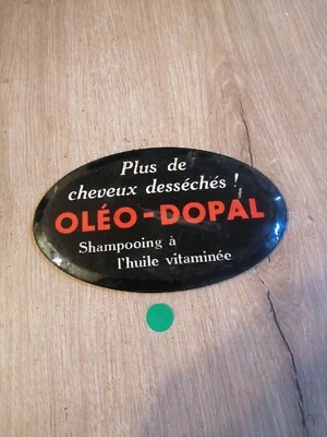 Plaque Publicitaire Métal Ancienne Coiffeur Shampoing  - Photo 1/4