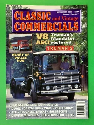 Classic & Vintage Commercials Magazine - Sept 2000 - V8 AEC Mandator - Jowett - Image 1 of 3