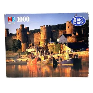 MB Big Ben 1000-Piece Puzzle Conway Castle North Wales Fully Interlocking Pieces - Picture 1 of 9