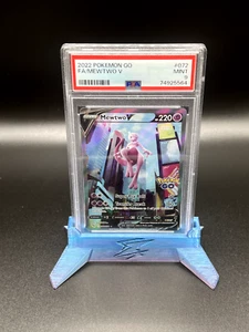 PSA 9 Mint Mewtwo V 072/078 Alternate Alt Art Holo Pokemon GO Pokemon Card - Picture 1 of 2