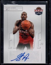 2011-12 Panini Past & Present Elusive Ink Stacey Augmon ATLANTA HAWKS AUTOGRAPH