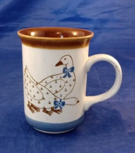 Vintage Ducks Geese Coffee Cup Mug Otagiri Japan(?), Quilted Country - Picture 1 of 8
