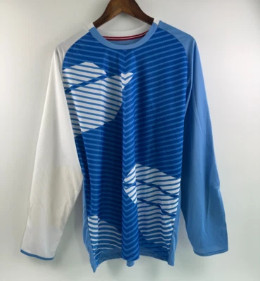 Xara футбол унисекс длинным рукавом вратарь рубашка синий размер L новый с Ярлыками - Изображение 1 из 4