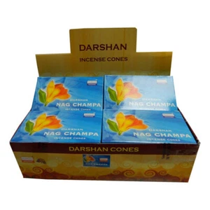 120 Räucherkegel Nag Champa 12 Schachteln mit je 1 Halter Räucherkerzchen Vorrat - Bild 1 von 1