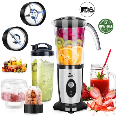 UTEN 5 in 1 Standmixer Mixer Smoothie Maker Multifunktion Crusher edelstahl Blender