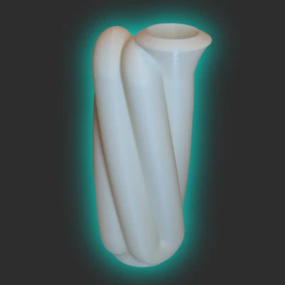 Didgeridoo Travel Didge Spiral didg White Blank blanco compact yidaki Key of E - Image 1 of 2