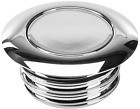 HARDDRIVE Pop-Up Screw In Smooth Gas Cap Chrome Right Hand 12307