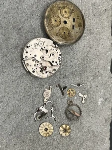 #1033 Original Valjoux 72C Triple Date Compax Watch Parts Lot Defective - Picture 1 of 7