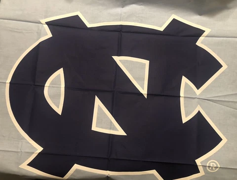 UNC Tarheels 35" x 35" Bandanna Carolina Tailgate Made in USA Banner Decor New Cover
