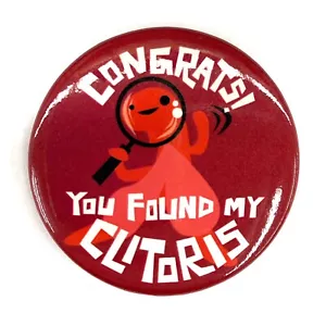 Herzlichen Glückwunsch! You Found My Clitoris Magnet - NEU von I Heart Guts! - Bild 1 von 2