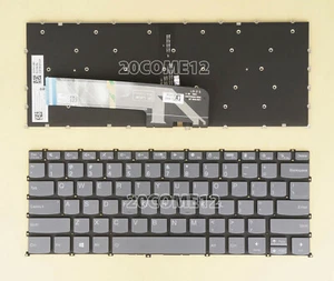 New for Lenovo Yoga 7-14ACN6 82N7 Keyboard US backlit gray - Picture 1 of 2