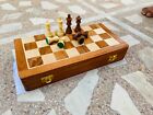 Indian Handmade Sheesham Wooden Folding Magnetic Travel 12 X 12 Inch Gift Chess