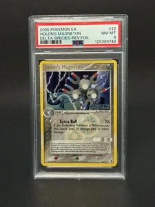 2005 Pokemon EX Delta Species Holon's Magneton Reverse Foil 22/113 PSA 8 - Picture 1 of 1