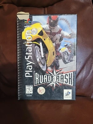 Road Rash (PlayStation 1 PS1) Long Box Case & Disc (No Manual) READ - Image 1 of 3
