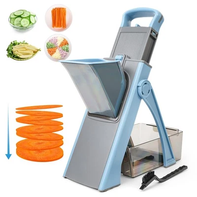 Upgrade Safe Mandoline Slicer Plus, Adjustable Potato Slicer, Vegetable Chopp - Image 1 of 4